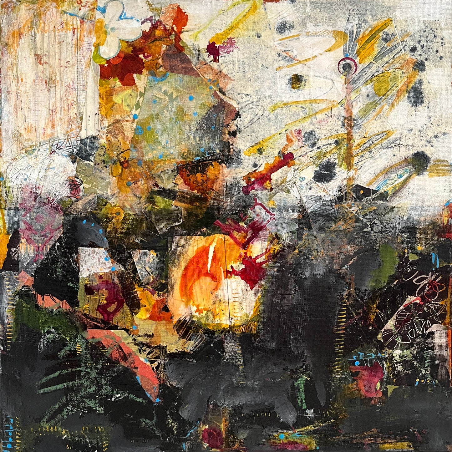 Weathered, 12" x 12"