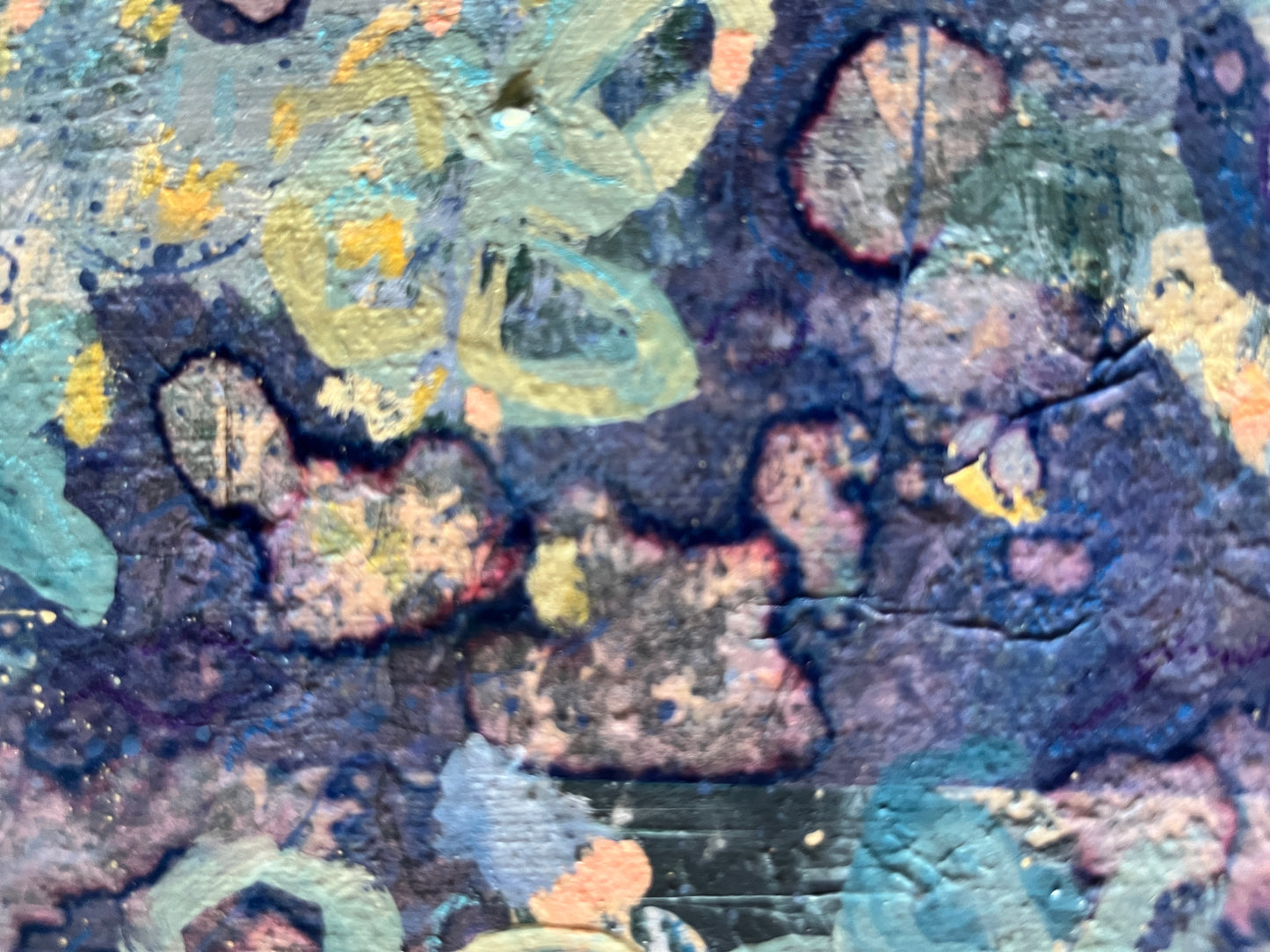 Blue Nectar, 12" x 12"