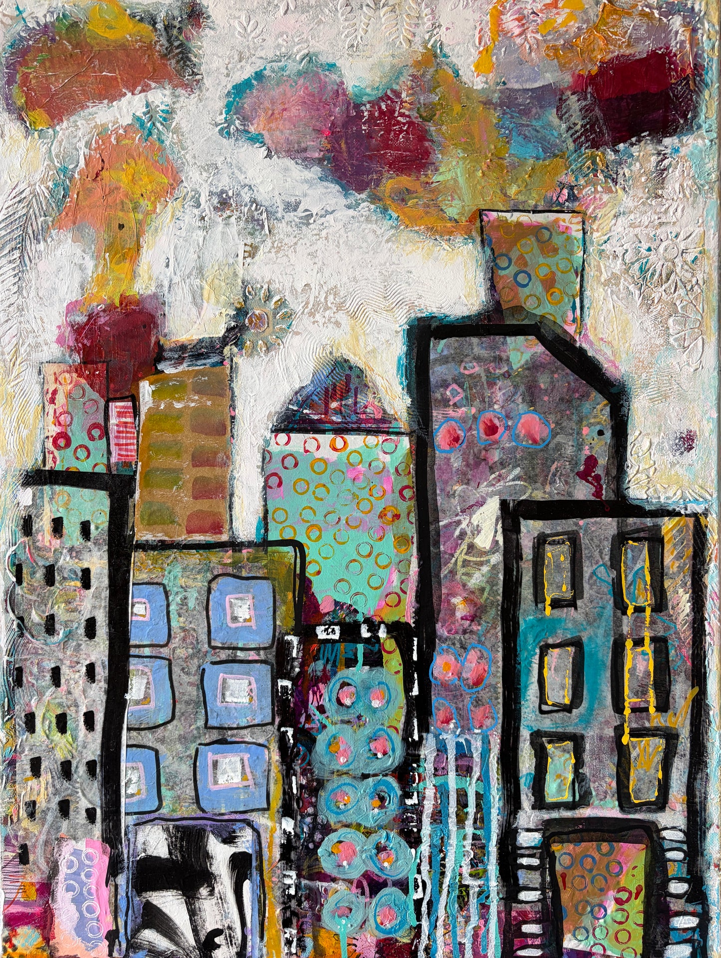 The City That Smiles Back, 18"x24"